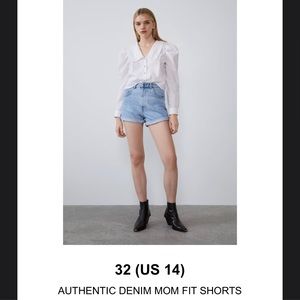 Zara Denim Shorts NWT